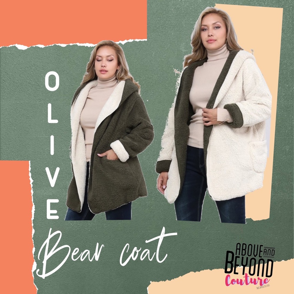 Reversible bear coat